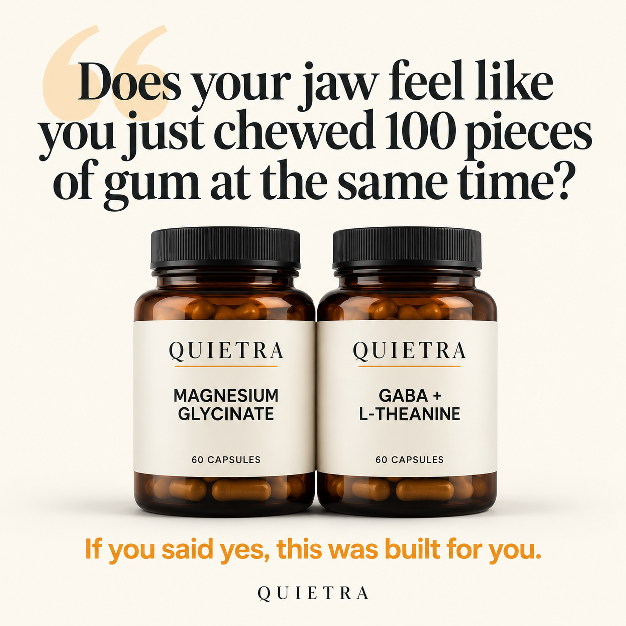Does your jaw feel like you just chewed 100 pieces of gum at the same time?